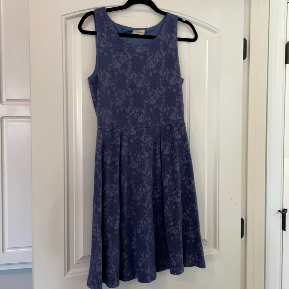 Medium Crescent Dress, EUC periwinkle